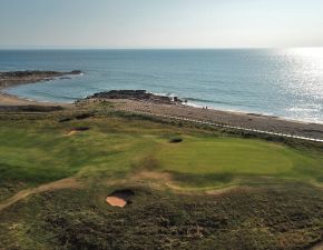 Royal Porthcawl 3rd Aerial Green